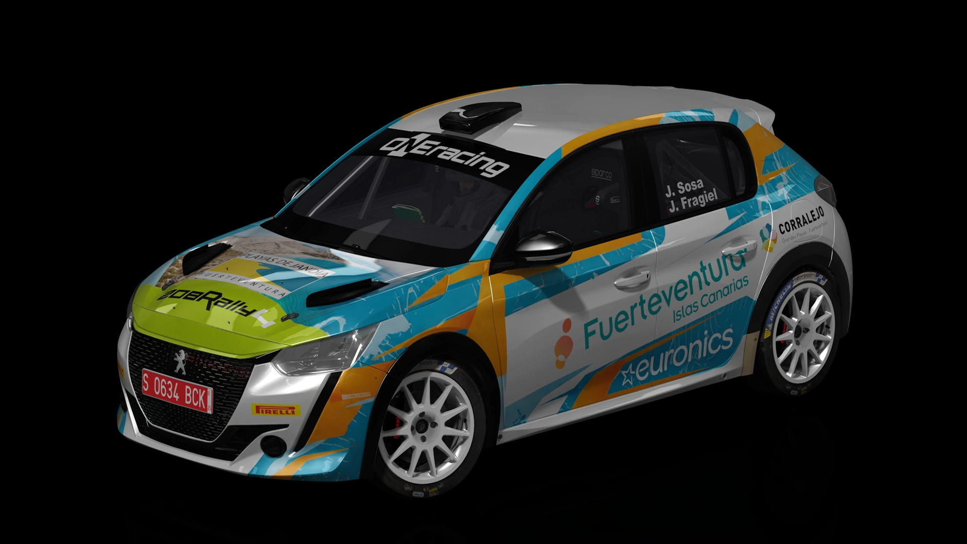 Peugeot 208 Rally4 2020 TARMAC